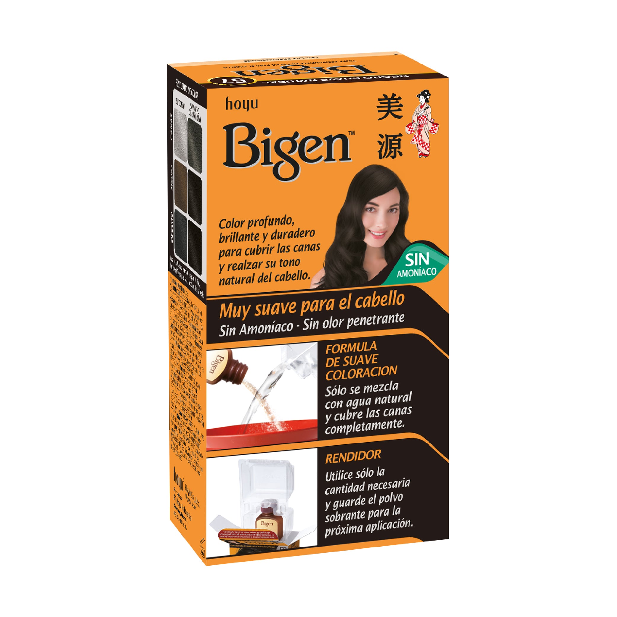 Tinte Bigen Negro Suave Natural 57