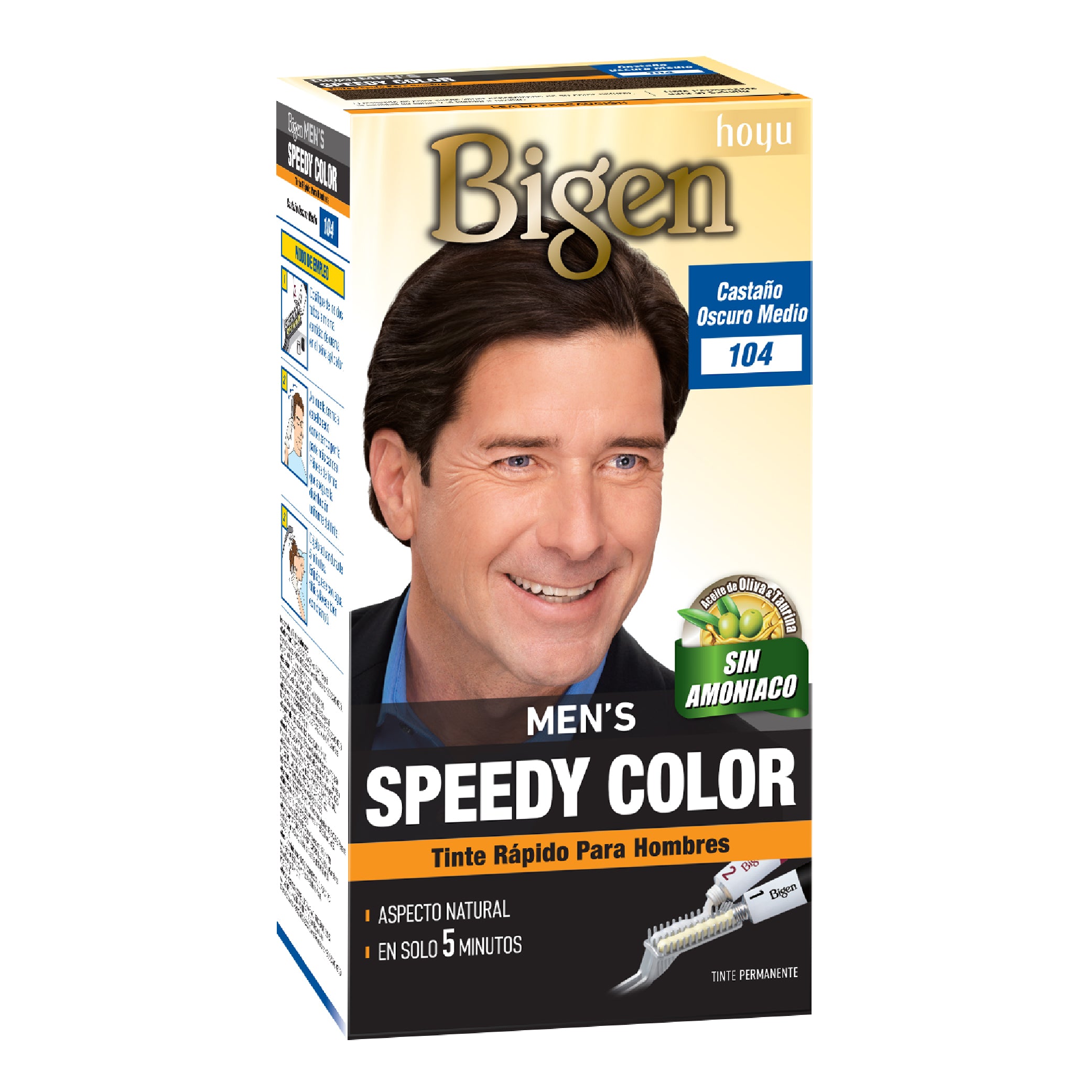 Tinte Bigen Speedy Castaño Oscuro Medio 104