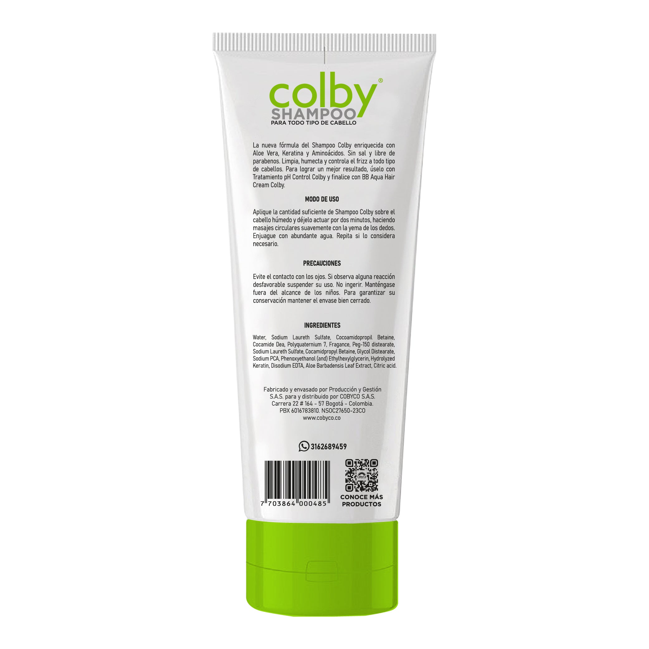 Shampoo Colby Sin Sal 280 ml