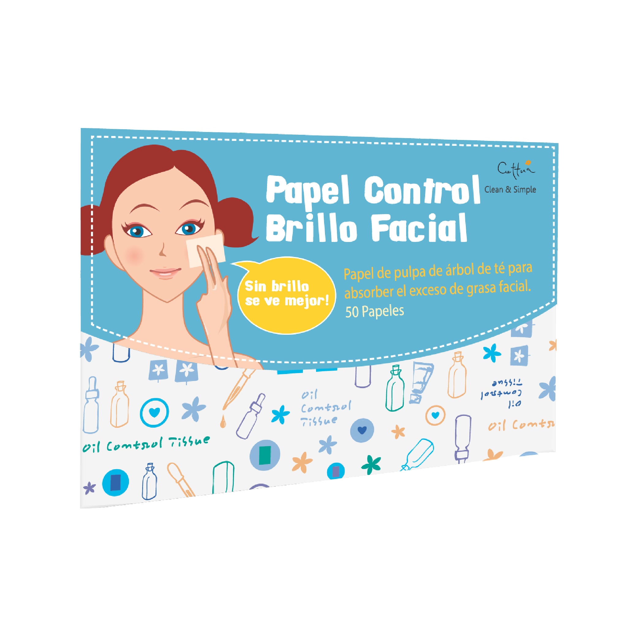 Papel Control Brillo Facial