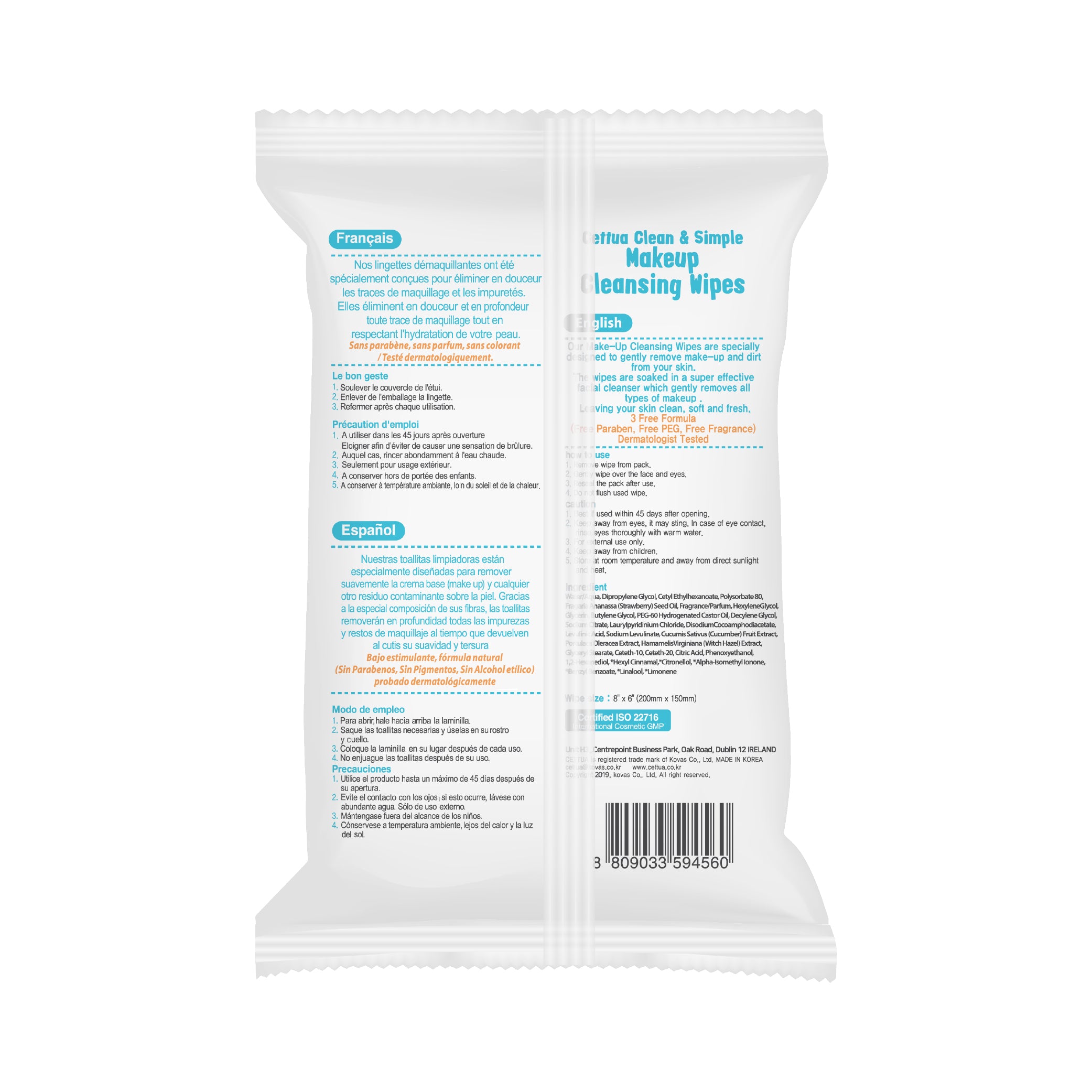 Toallitas Desmaquilladoras