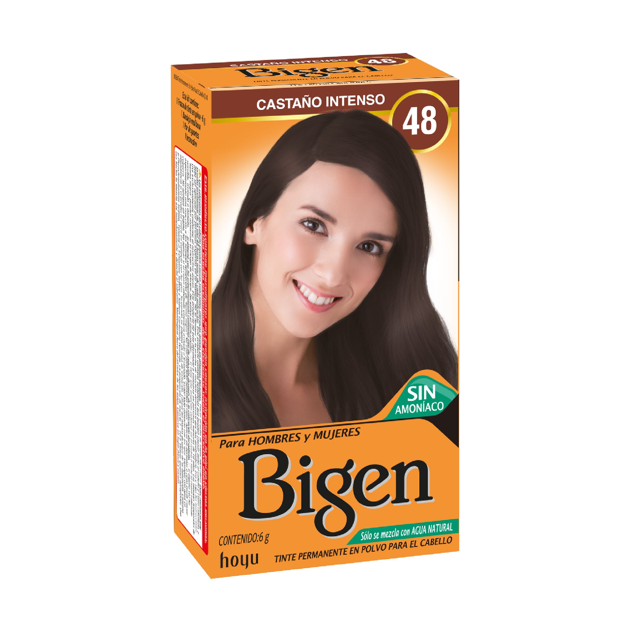 Tinte Cabello Bigen Castaño Intenso 48