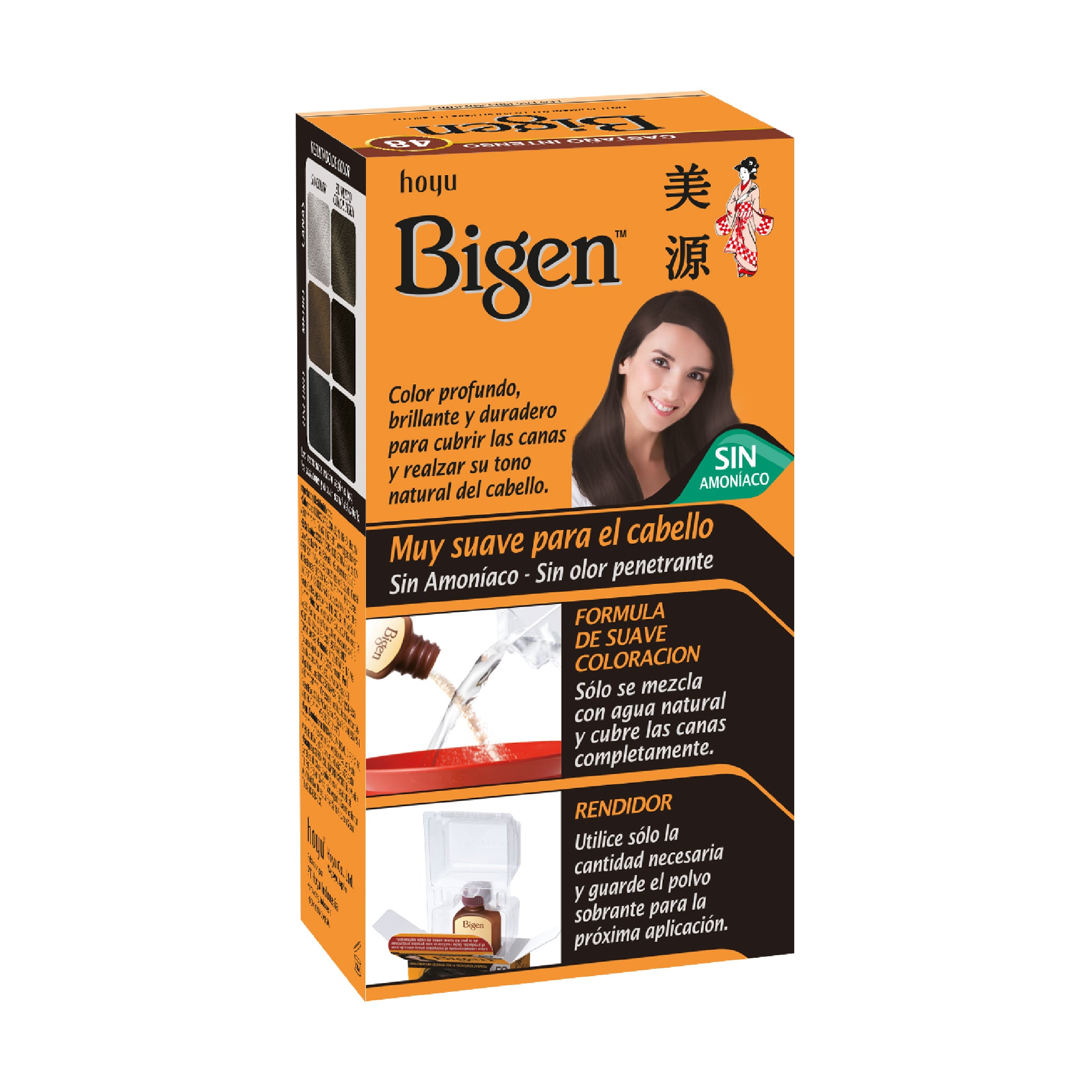 Tinte Cabello Bigen Castaño Intenso 48