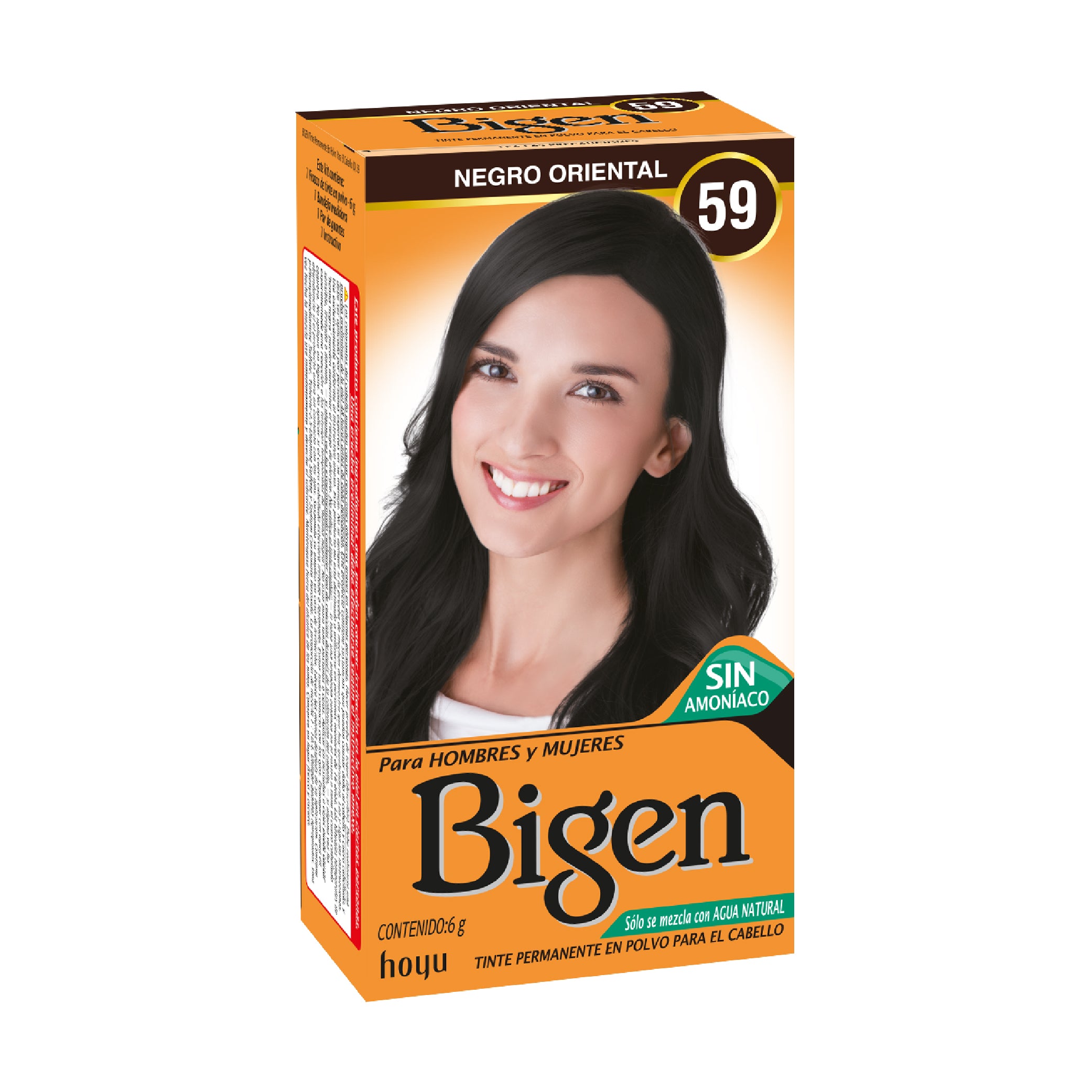 Tinte Cabello Bigen Negro Oriental 59