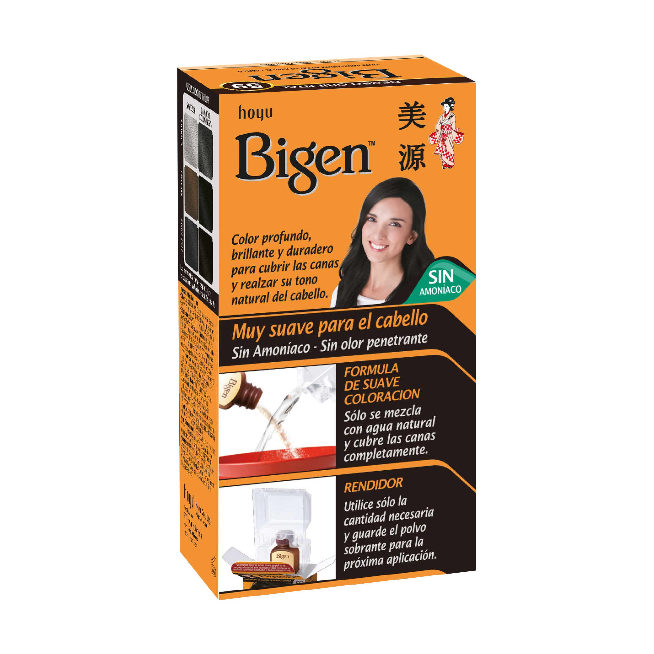 Tinte Cabello Bigen Negro Oriental 59