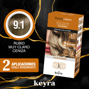 Kit  9.1 RUBIO MUY CLARO CENIZA