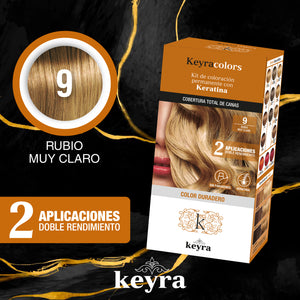 Kit 9 RUBIO MUY CLARO