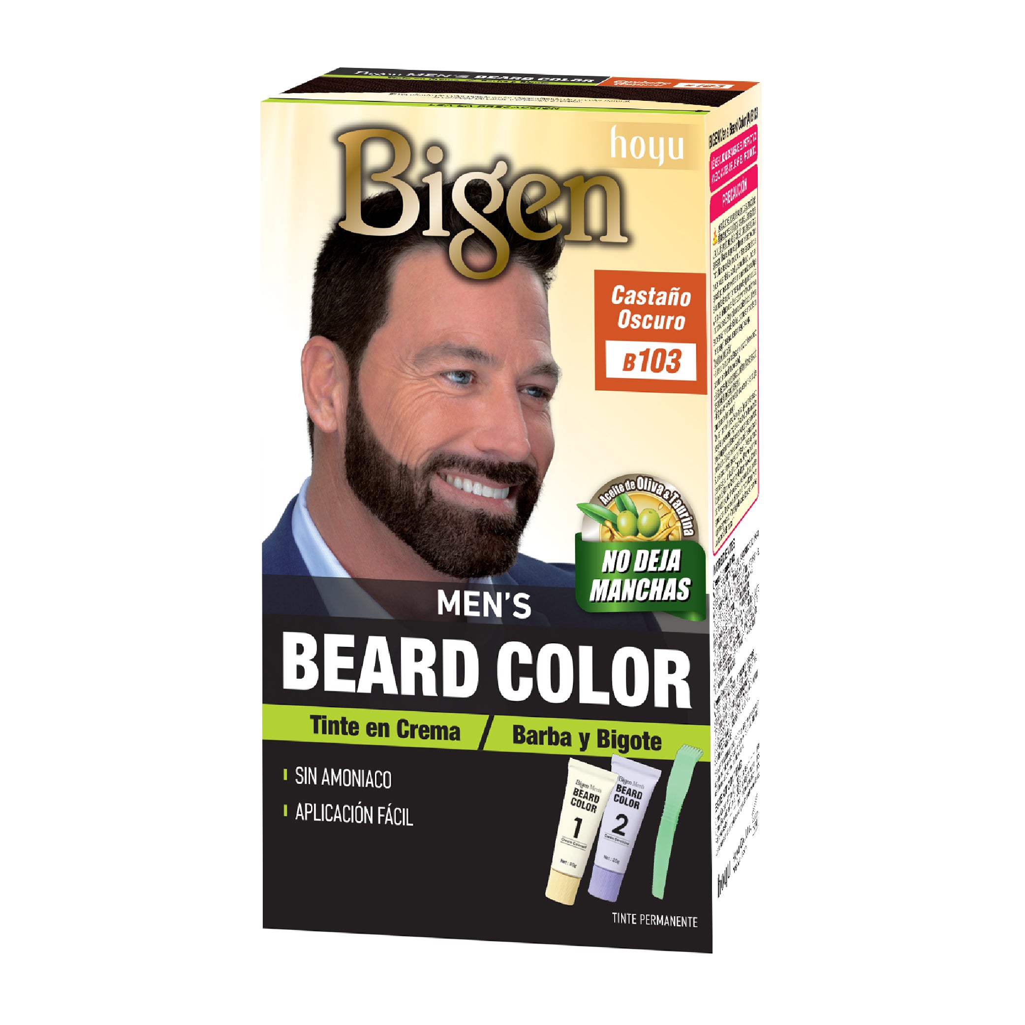 Tinte Barba Bigen Castaño Oscuro B.103