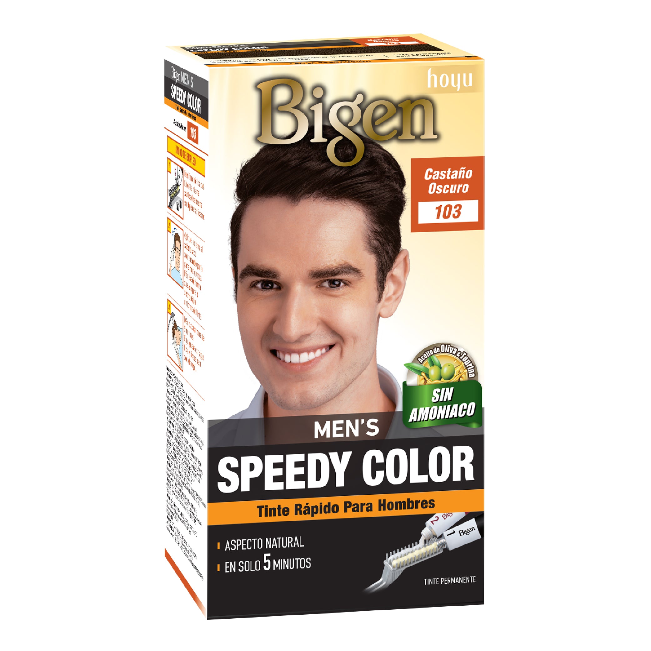Tinte Cabello Bigen Castaño Oscuro S.103