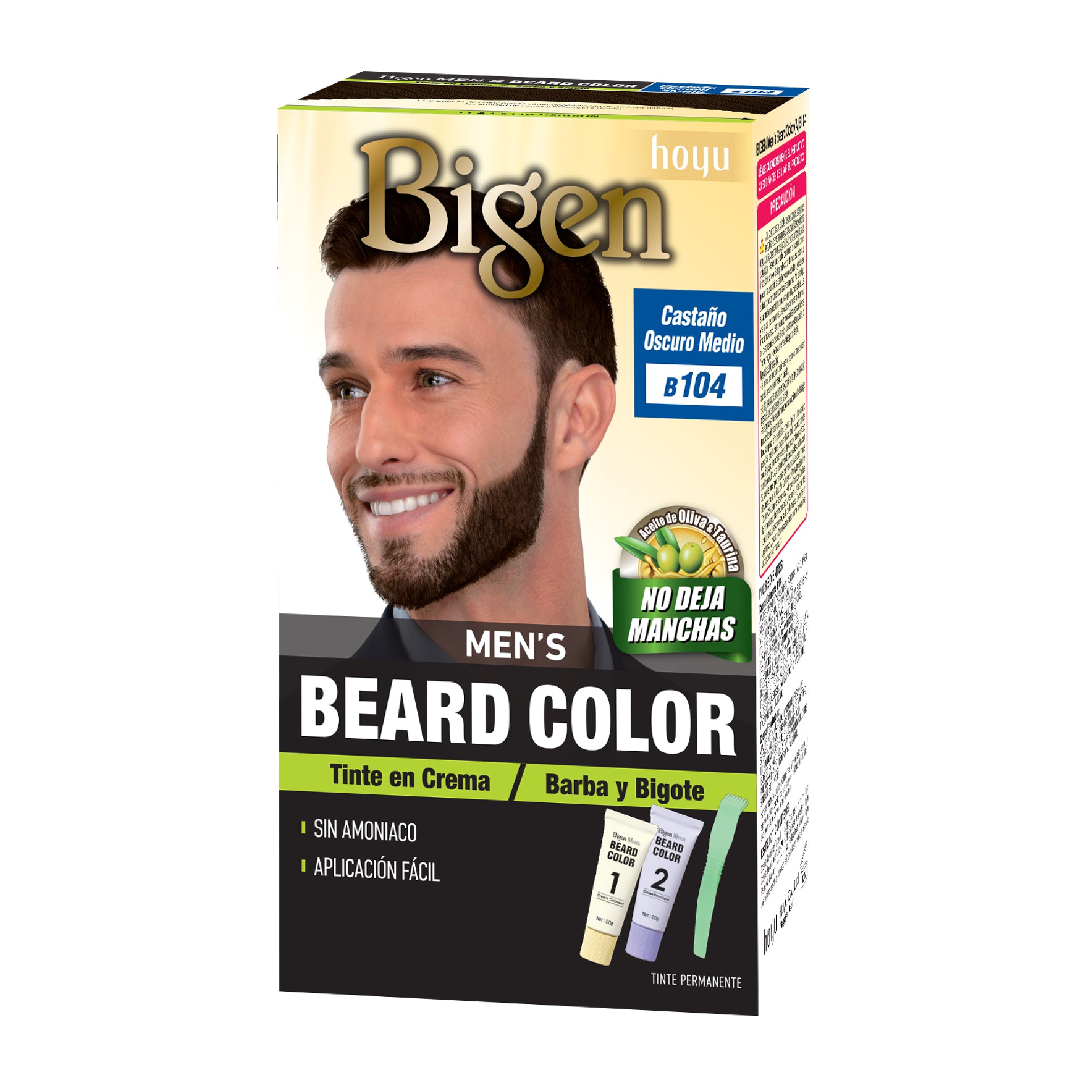 Tinte Barba Bigen Castaño Oscuro Medio B.104
