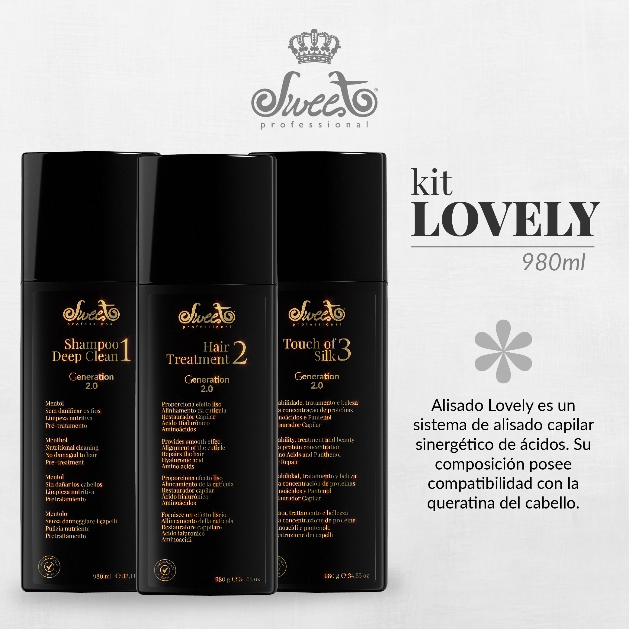 Lovely Sweet Professional Sweet Champu Alisador Comprar Sweet