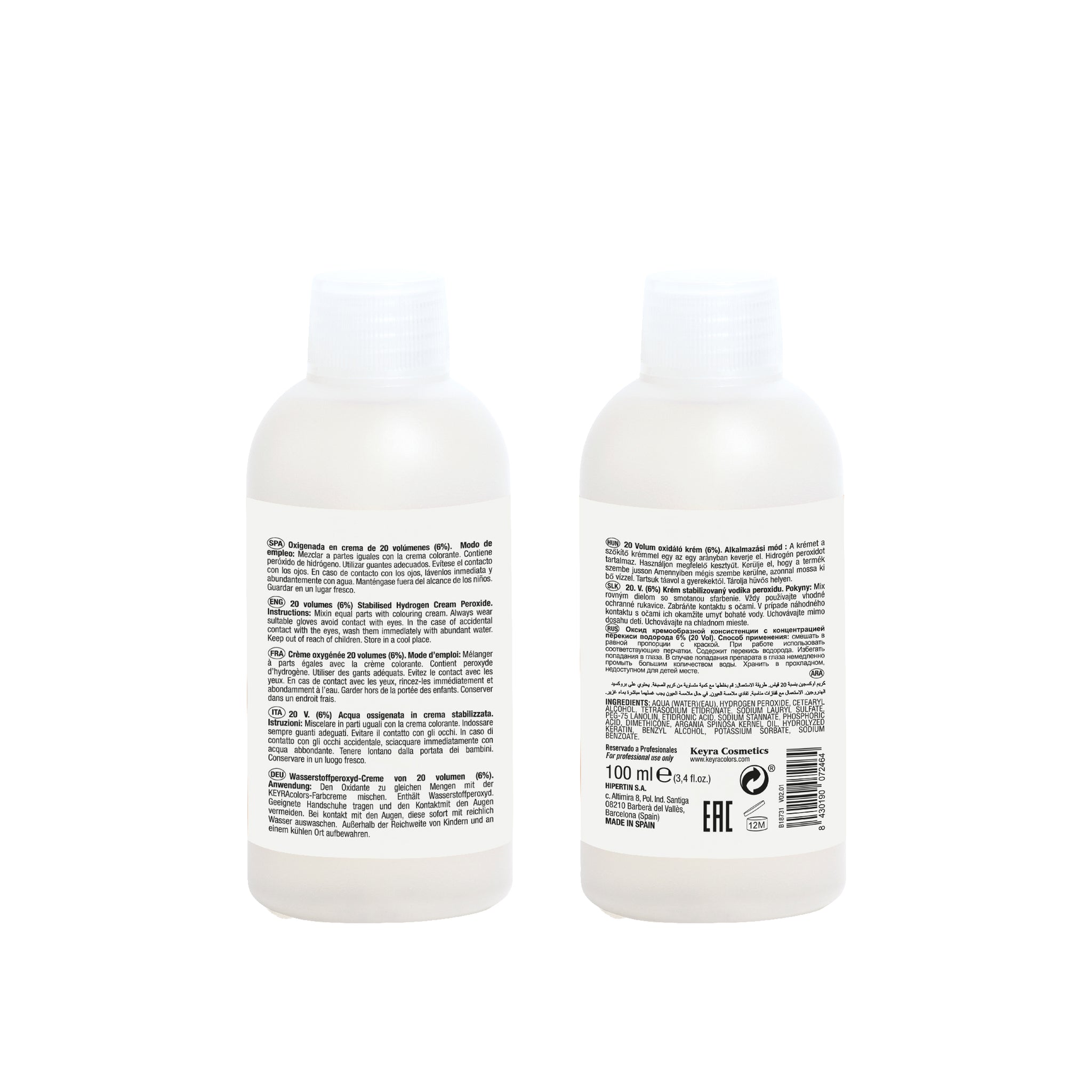 Oxigenada en crema, Keyra 20 vol - 6% / 100 ml X 2 Unidades Keyra Colors Frasco x 2 Oxigenada en crema, Keyra 20 vol - 6% / 100 ml X 2 Unidades Keyra Colors Frasco x 2