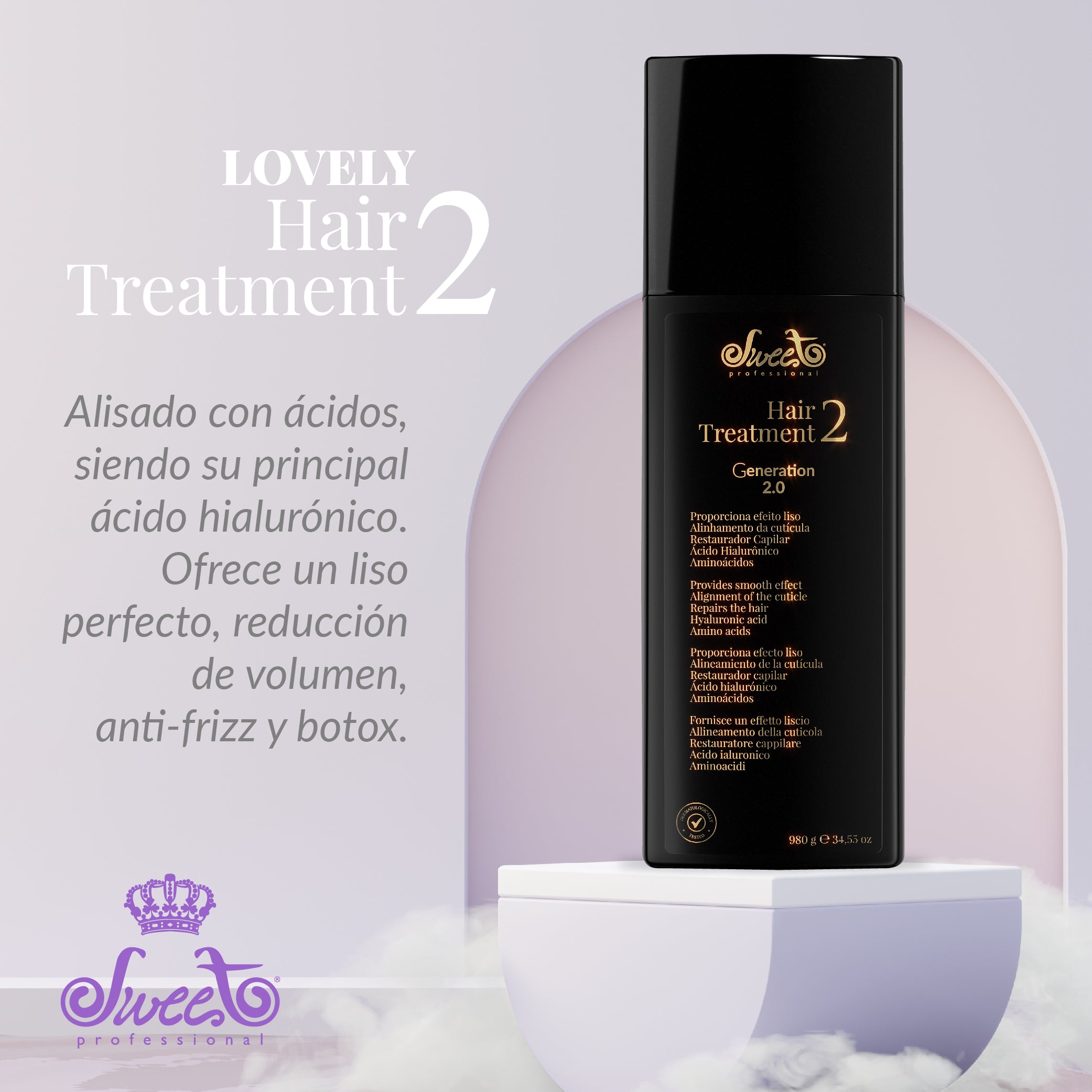 Sweet Professional Acido Hialuronico Pelo Alisado ácido