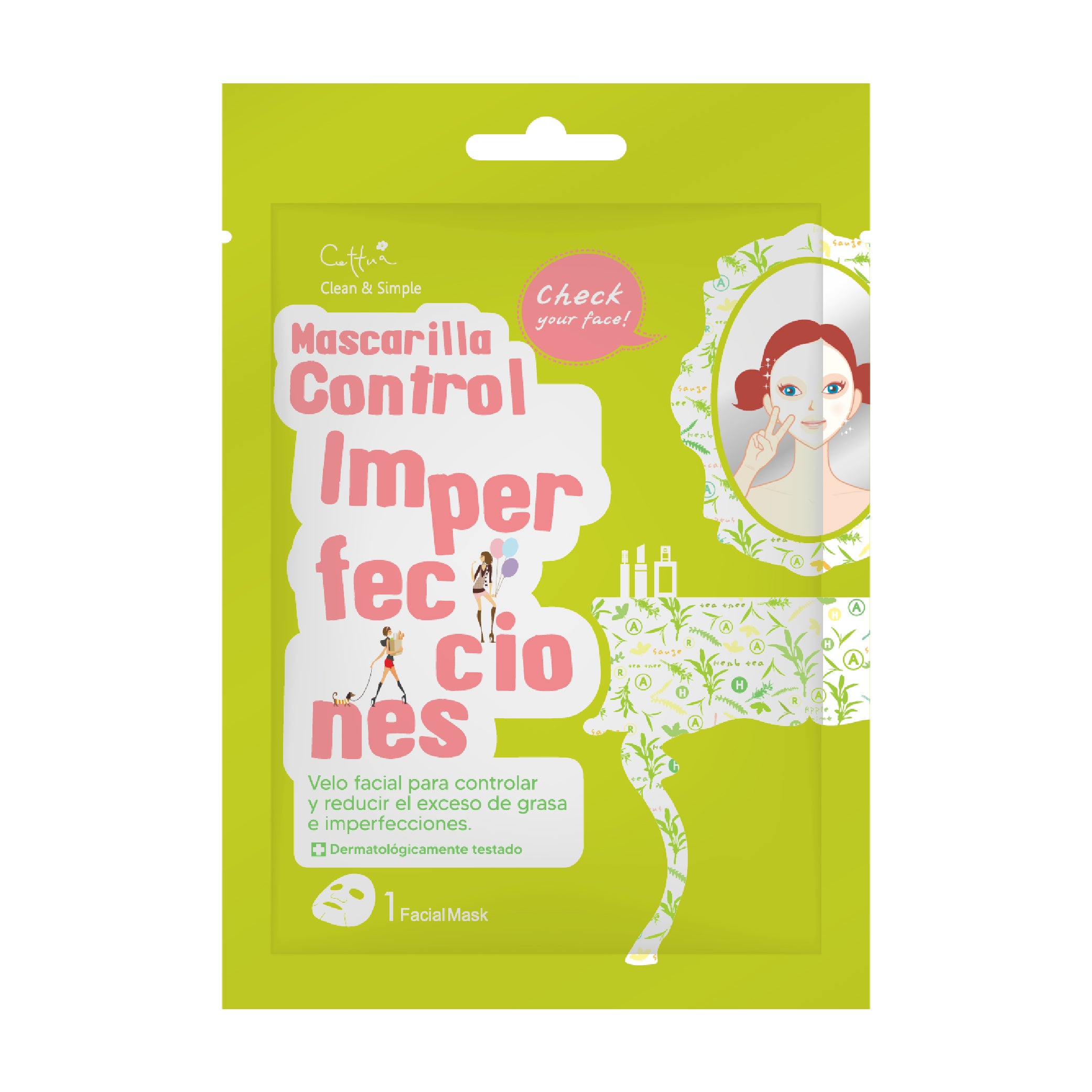 Mascarilla Control Imperfecciones Cettua