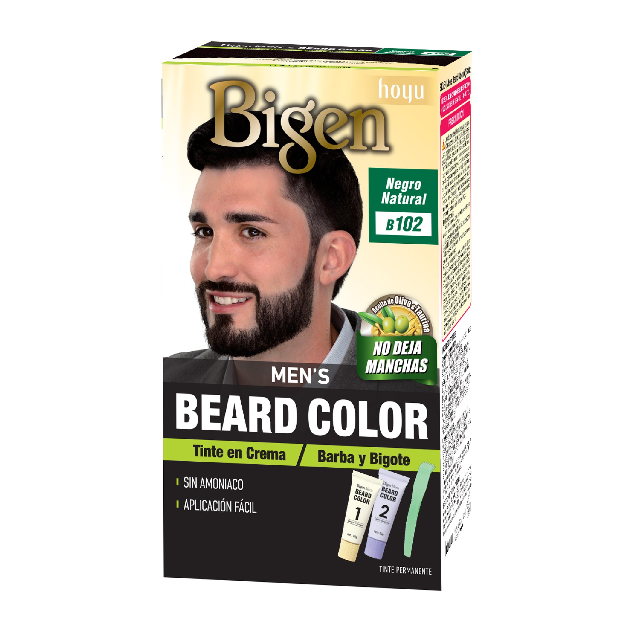 Tinte Barba Bigen Negro Natural B.102