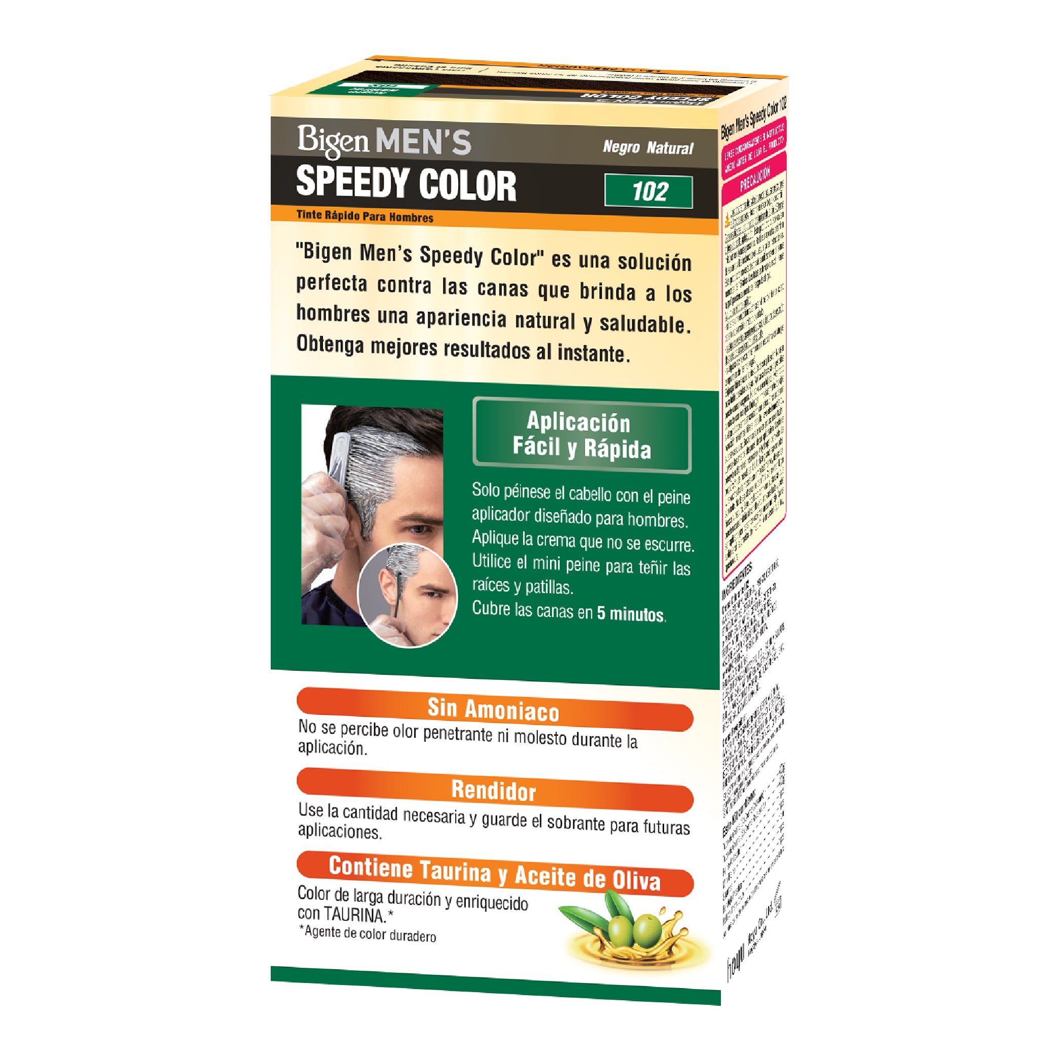 Tinte Cabello Bigen Negro Natural S.102