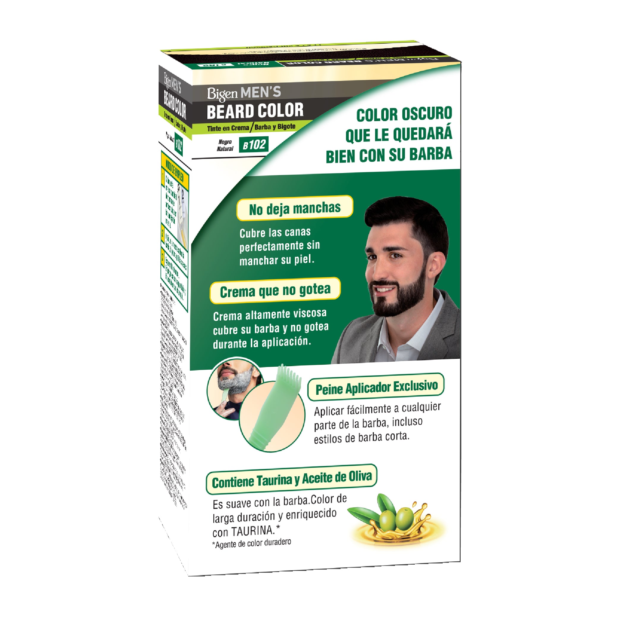 Tinte Barba Bigen Negro Natural B.102
