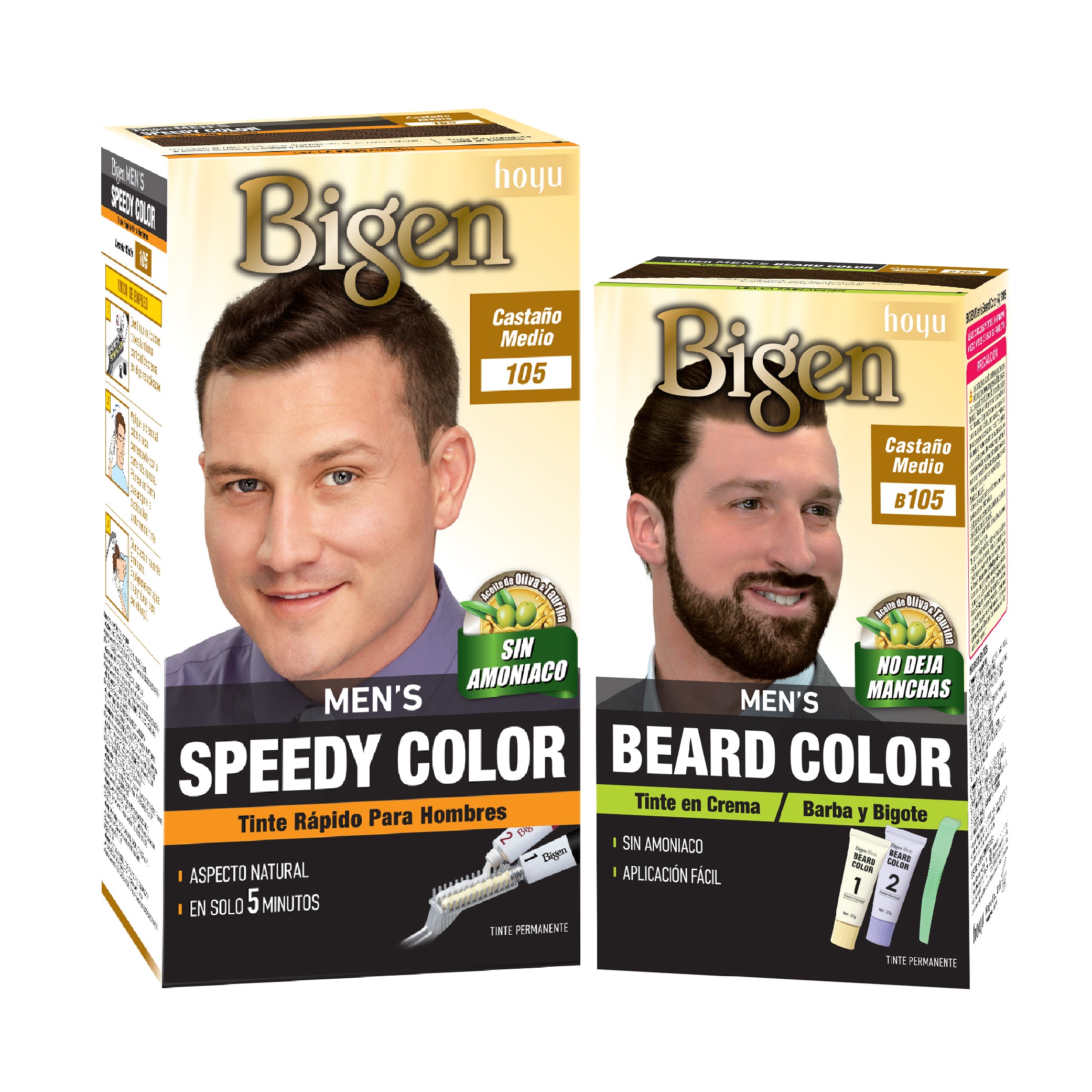 PROMO Bigen Speedy + Bigen Barba y Bigote Castaño Medio