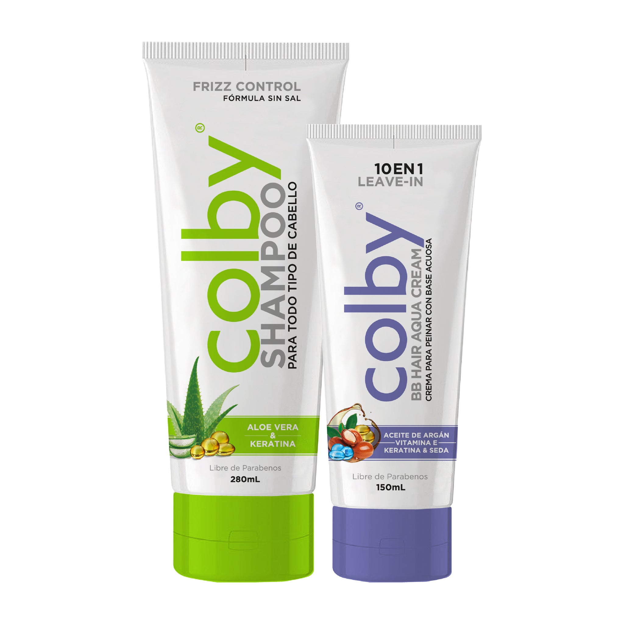 Oferta Precio Especial Colby Shampoo + BB Cream Colby Frasco x 2 Brinda limpieza profunda y delicada para todo tipo de cabello, sus componentes hacen de Shampoo un excelente aliado. El Aloe Vera protege la cobertura de la piel cabelluda mientras nutre e hidrata el