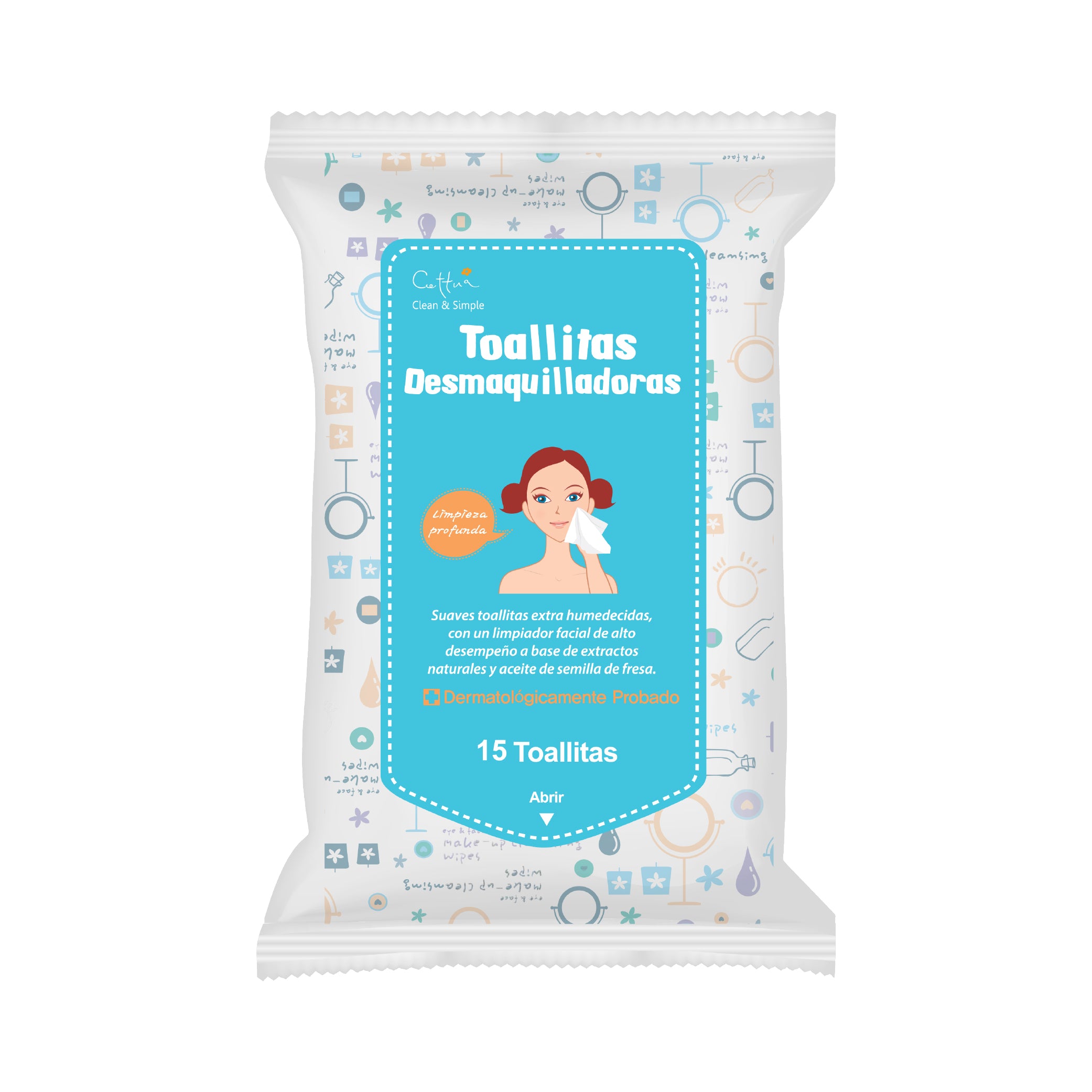 Toallitas Desmaquilladoras Cettua