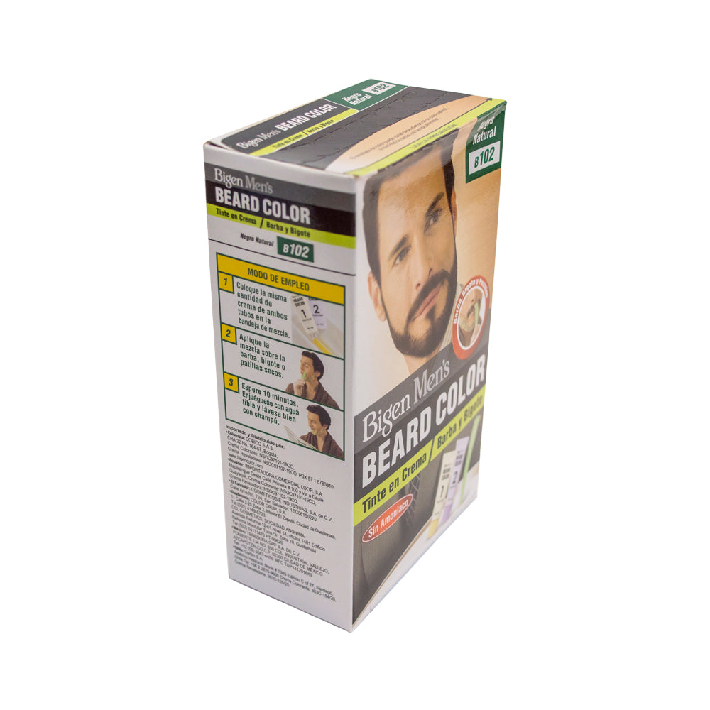 Tinte Barba Bigen Negro Natural B.102
