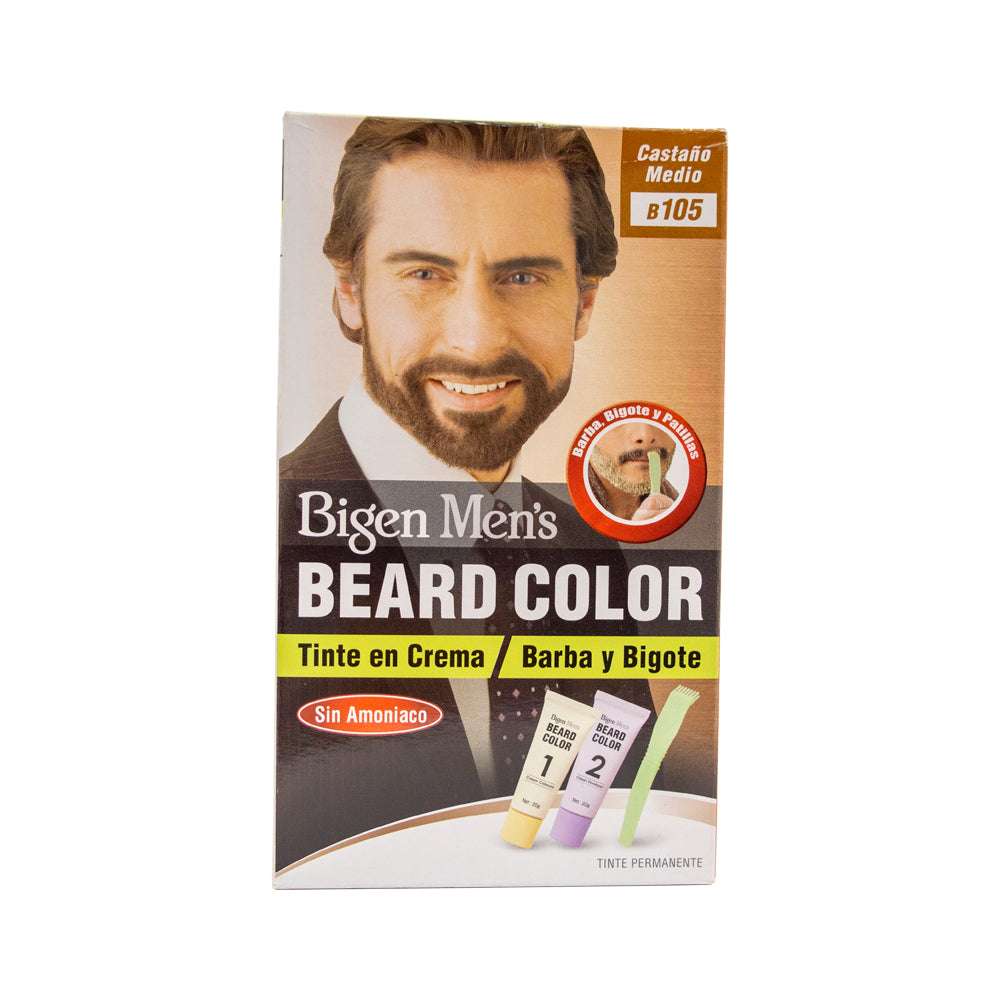 Tinte Barba Bigen Castaño Medio B.105