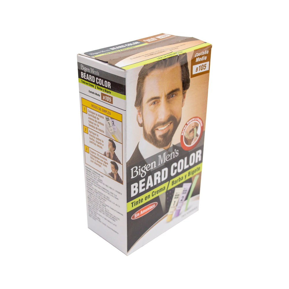 Tinte Barba Bigen Castaño Medio B.105
