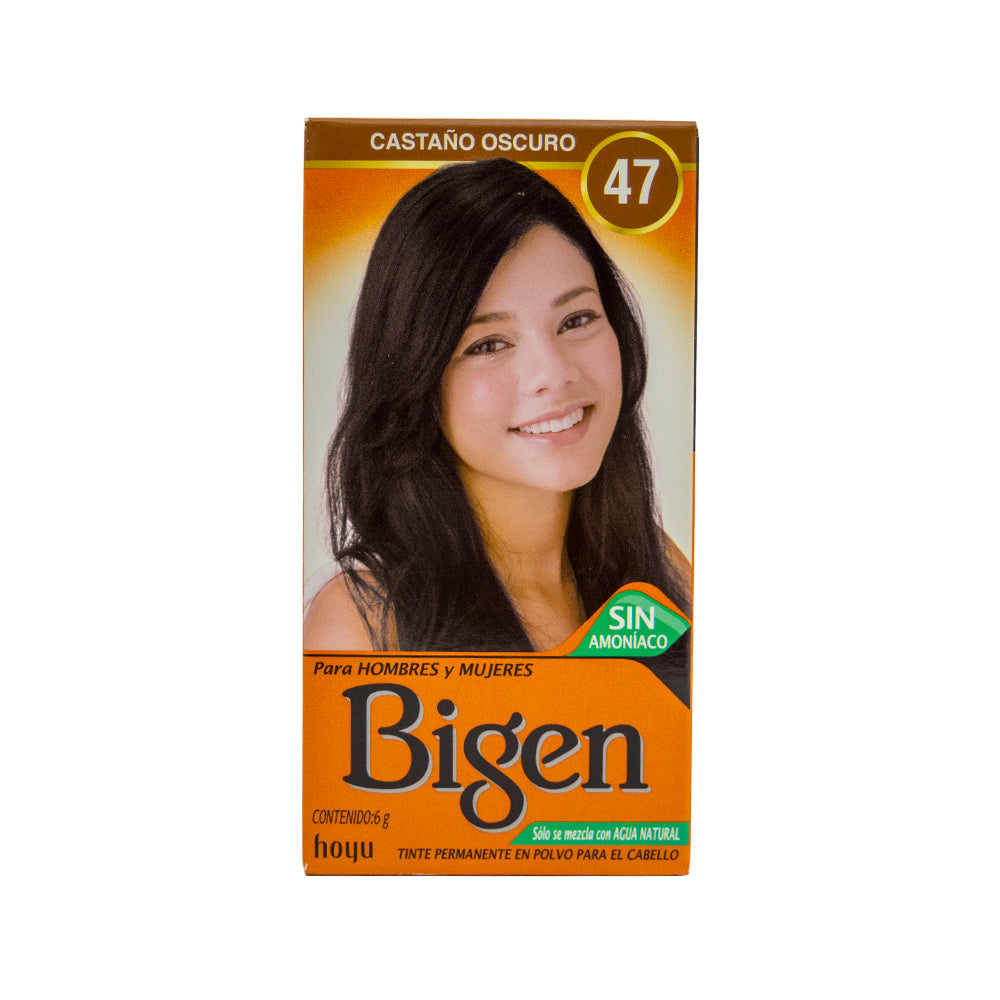 Tinte Cabello Bigen Castaño Oscuro 47