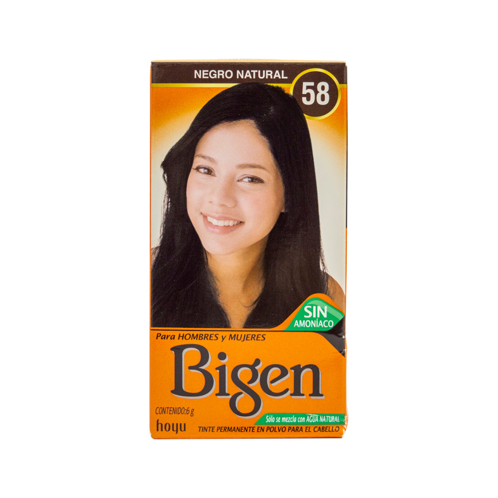 Tinte Cabello Bigen Negro Natural 58
